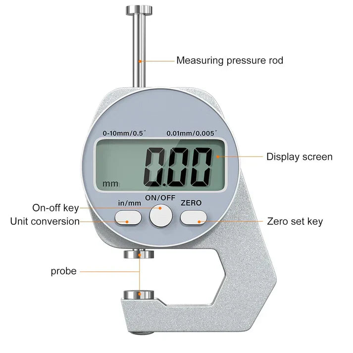 Electronic Digital Thickness Gauge Micrometer – Precision Measuring Tool in Pakistan